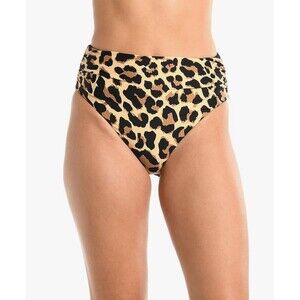 La Blanca Women's Mid Waist Sash Band Swimsuit Bottom Wearable 2side, Size 4